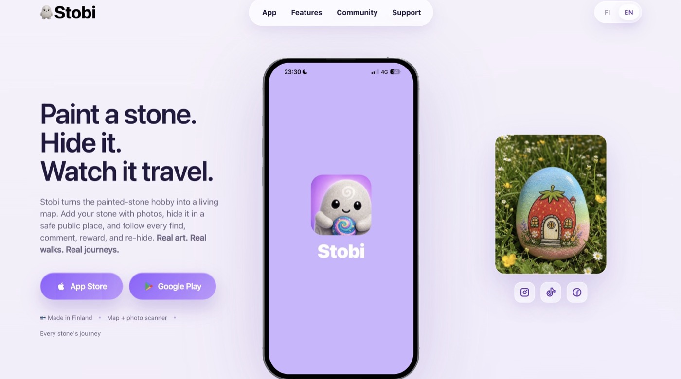 Stobi — interface